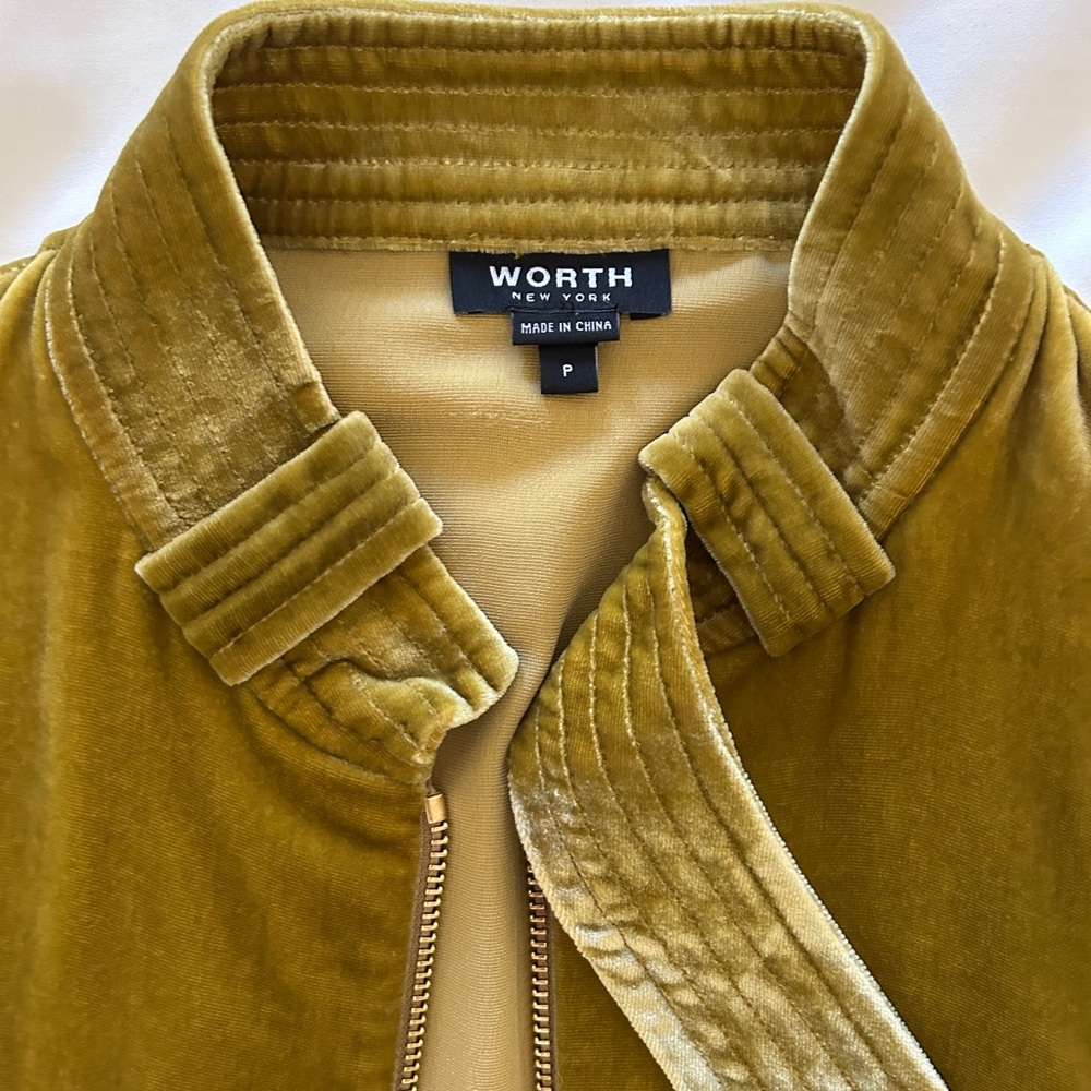 Worth Velvet Jacket Size P - Picture 2 of 6